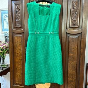 Tahari dress. Beautiful green